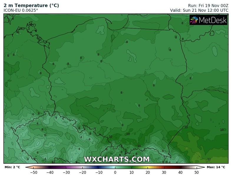 Temperatura nadal wysoka