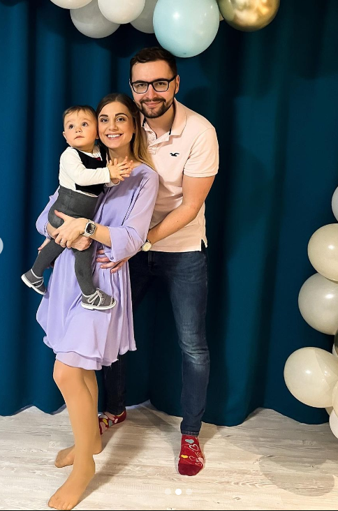 Dominika s manželom oslávili narodeniny ich synčeka Miška. 