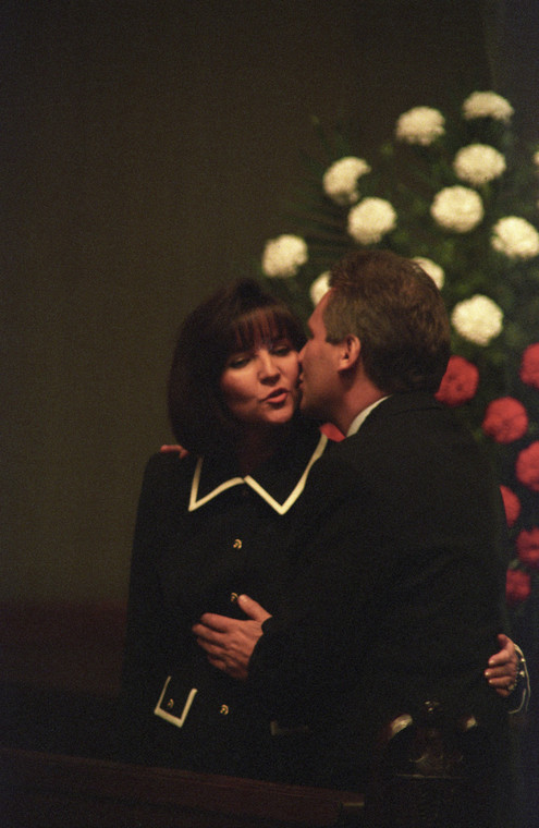 Prezydent Aleksander Kwaśniewski wraz z żoną Jolantą