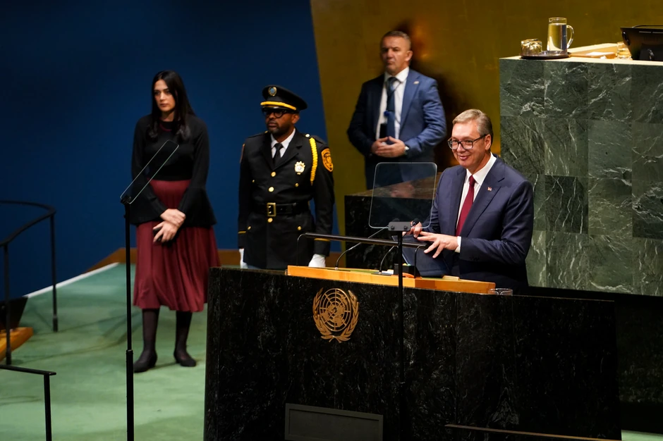 Aleksandar Vučić na Generalnoj skupštini Ujedinjenih nacija