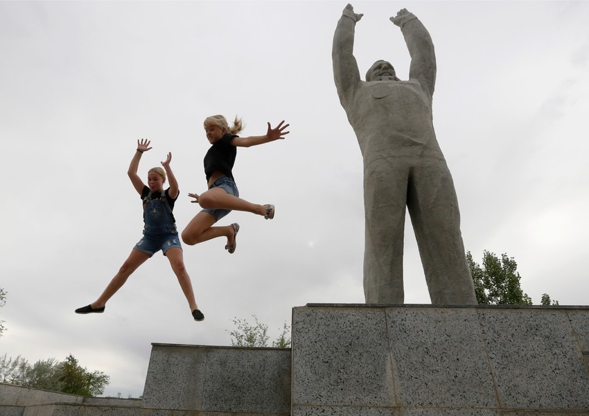 Statua Gagarina kod kosmodroma u Bajkonuru