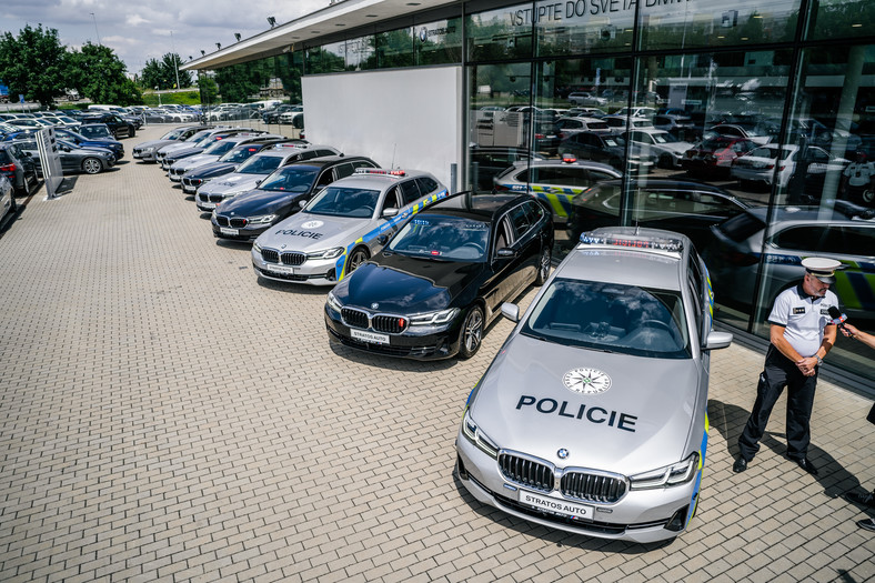 BMW 540i xDrive Touring czeskiej policji