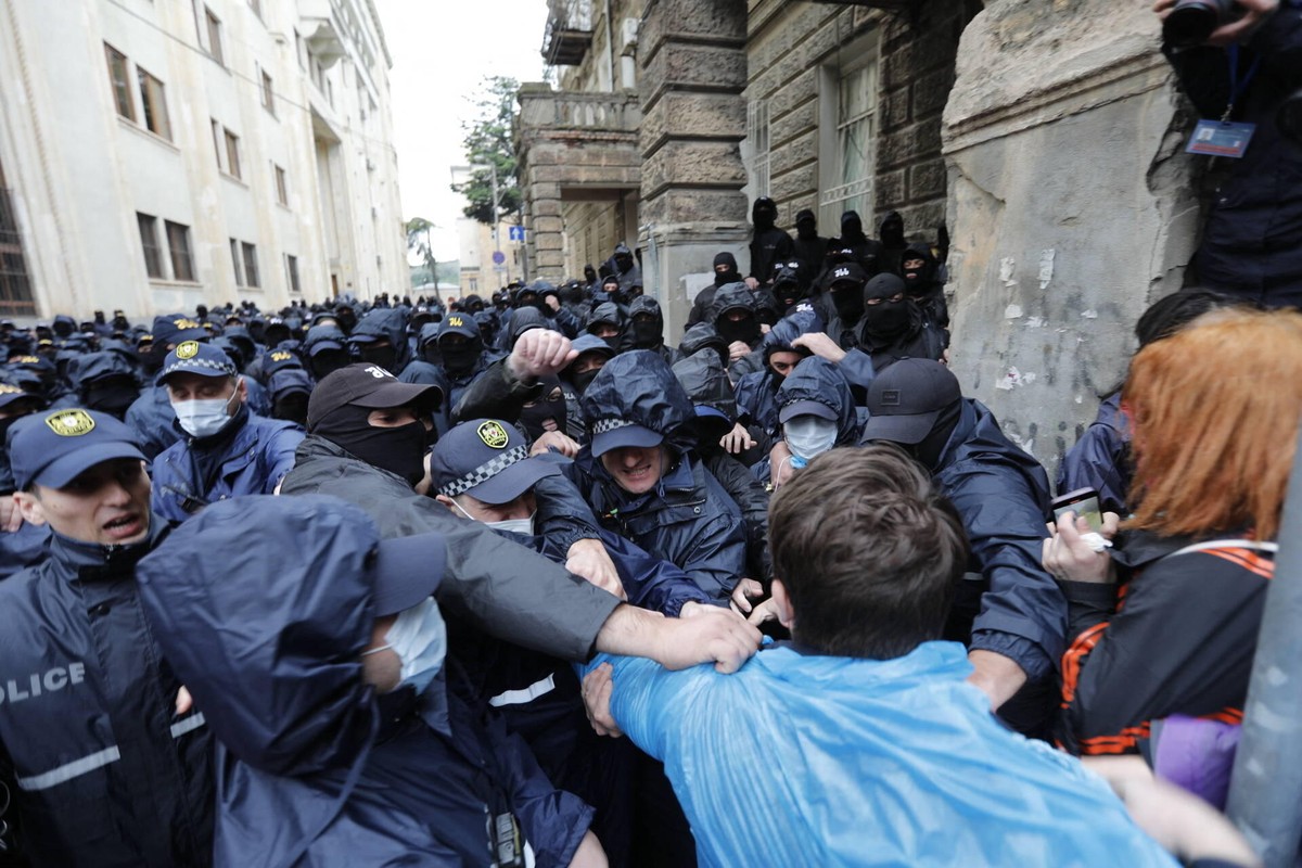 Protesty w Gruzji