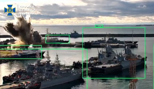 Napad na rusku podmornicu podvodnim dronom