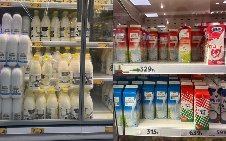 Porównałam ceny w Polsce i na Węgrzech: mleko