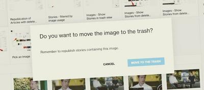 Images - move to trash alert