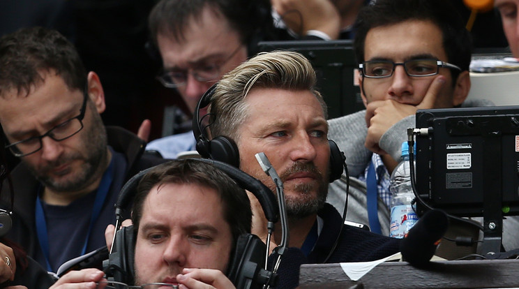 Robbie Savage pályafutása után szakkommentátornak állt / Fotó: AFP