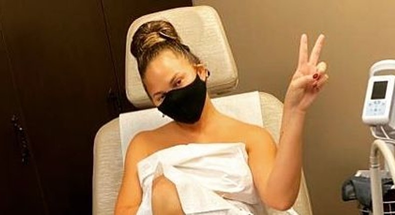 Chrissy Teigen Shares Photo From Her OB/GYN