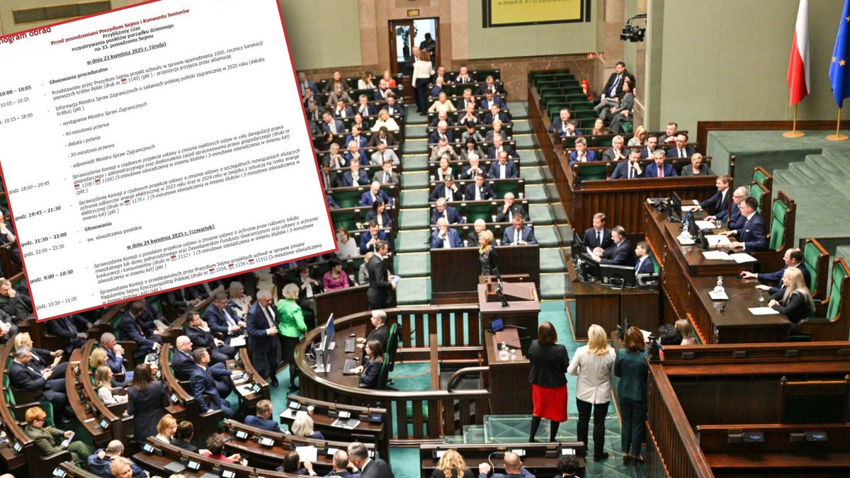 Ruszają obrady Sejmu. Jedna ustawa znika z harmonogramu