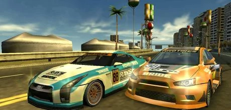 Screen z gry "Need for Speed ProStreet" (wersja na PSP)