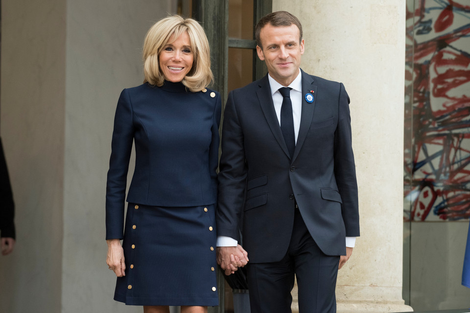 Brigitte Macron aktywnie wspiera męża