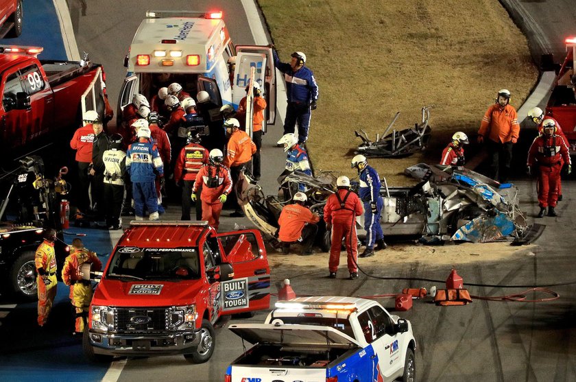 Przerażający wypadek w Daytona 500