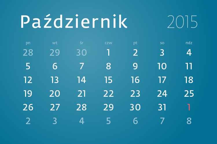 We wrześniu nie ma dni ustawowo wolnych od pracy