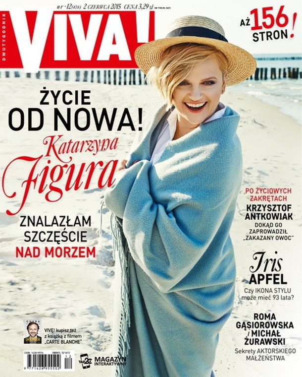 Katarzyna Figura w "Vivie", fot. okładka Vivy