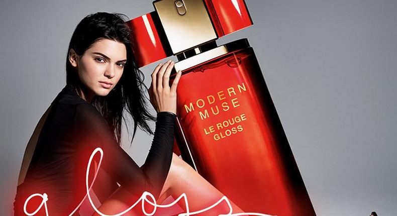 Kendall Jenner for Estee Lauder 'Modern Muse Le Rouge Gloss' ad