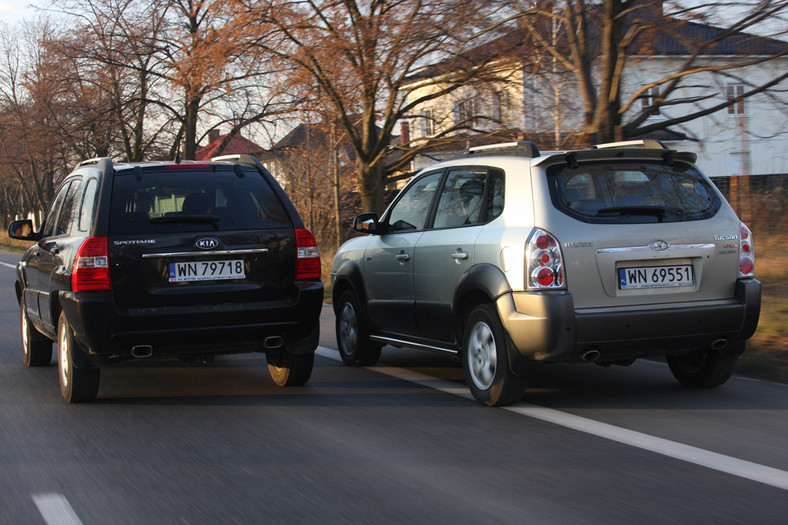 Hyundai Tucson kontra Kia Sportage II: znajdź trzy różnice