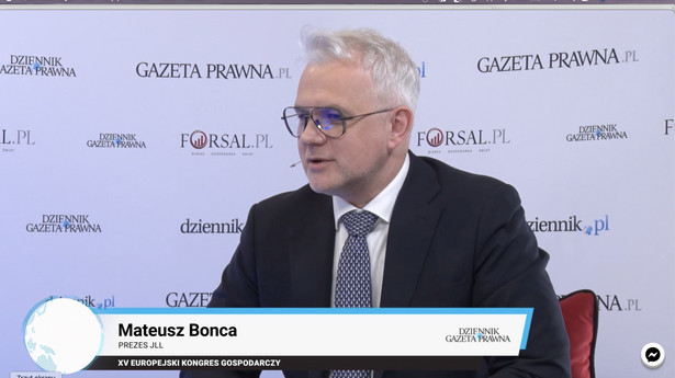 Mateusz Bonca, prezes JLL