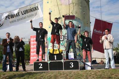 Podium panów, fot. Arkadiusz Kamiński