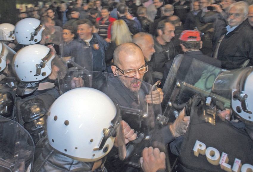 Protest DF je nasilno razbijen: Prošlonedeljna akcija policije