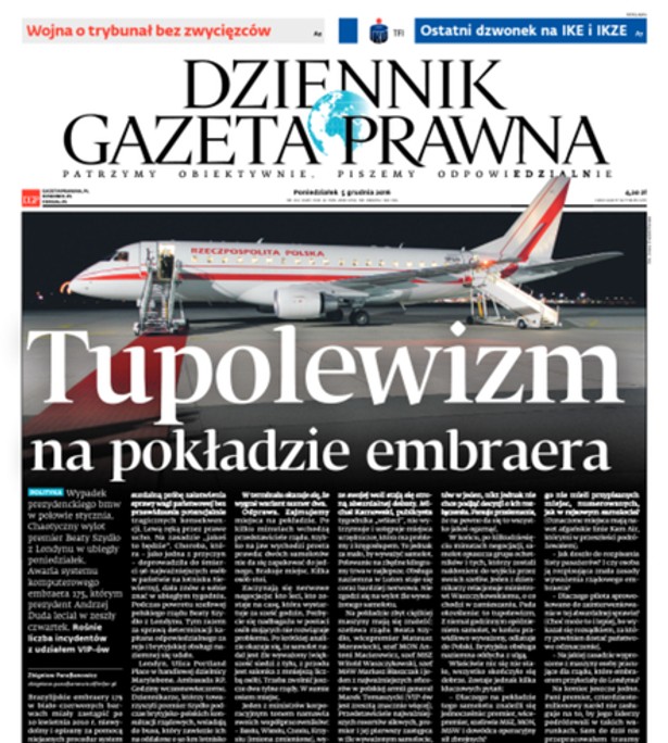 Tupolewizm po 10 kwietnia 2010 roku. Niebezpiecznych sytuacji było więcej