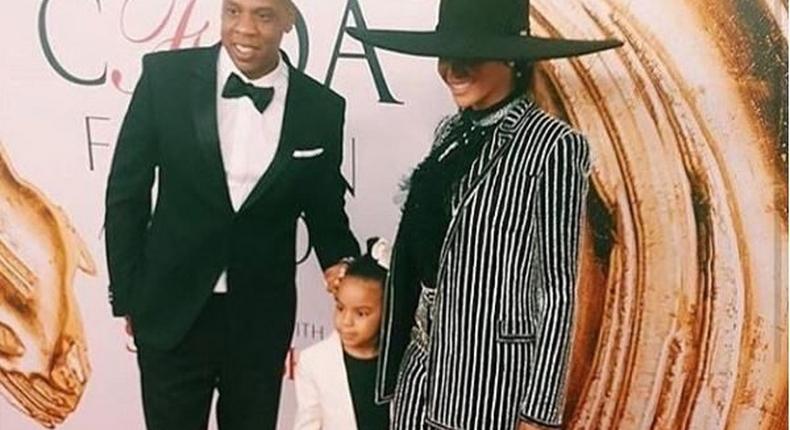 Beyonce, Blue Ivy and Jay-Z