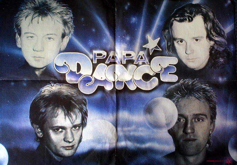 Papa Dance - plakat z 1989 r.