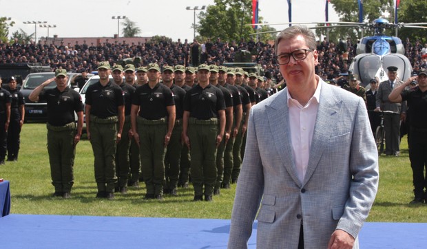 Aleksandar Vučić na obeležavanju Dana policije u Makišu