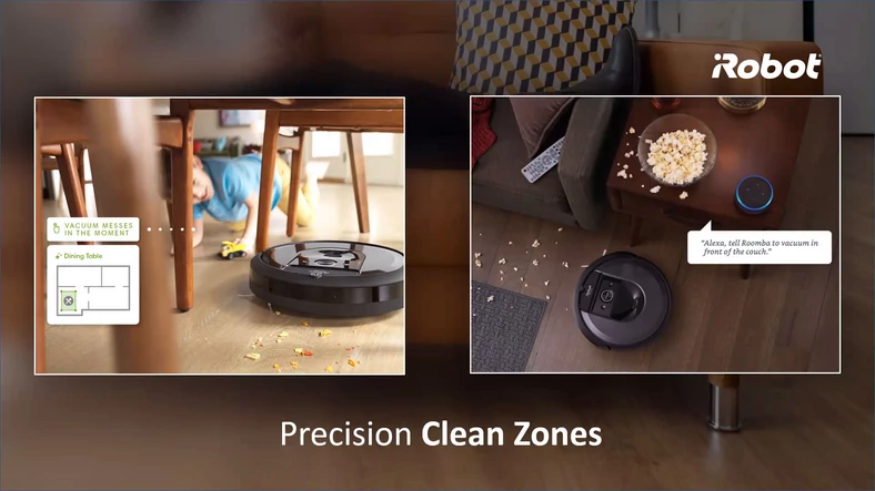 Nowy system iRobot Genius pozwoli precyzyjnie określać obszary, gdzie robot ma sprzątnąć