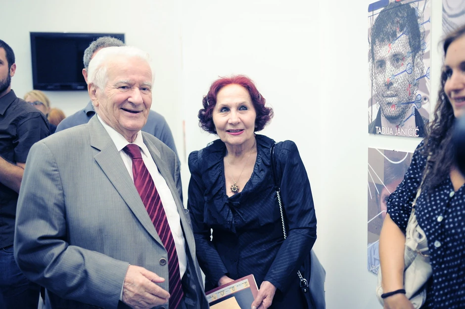 Dragoljub Mićunović i Vida Ognjenović