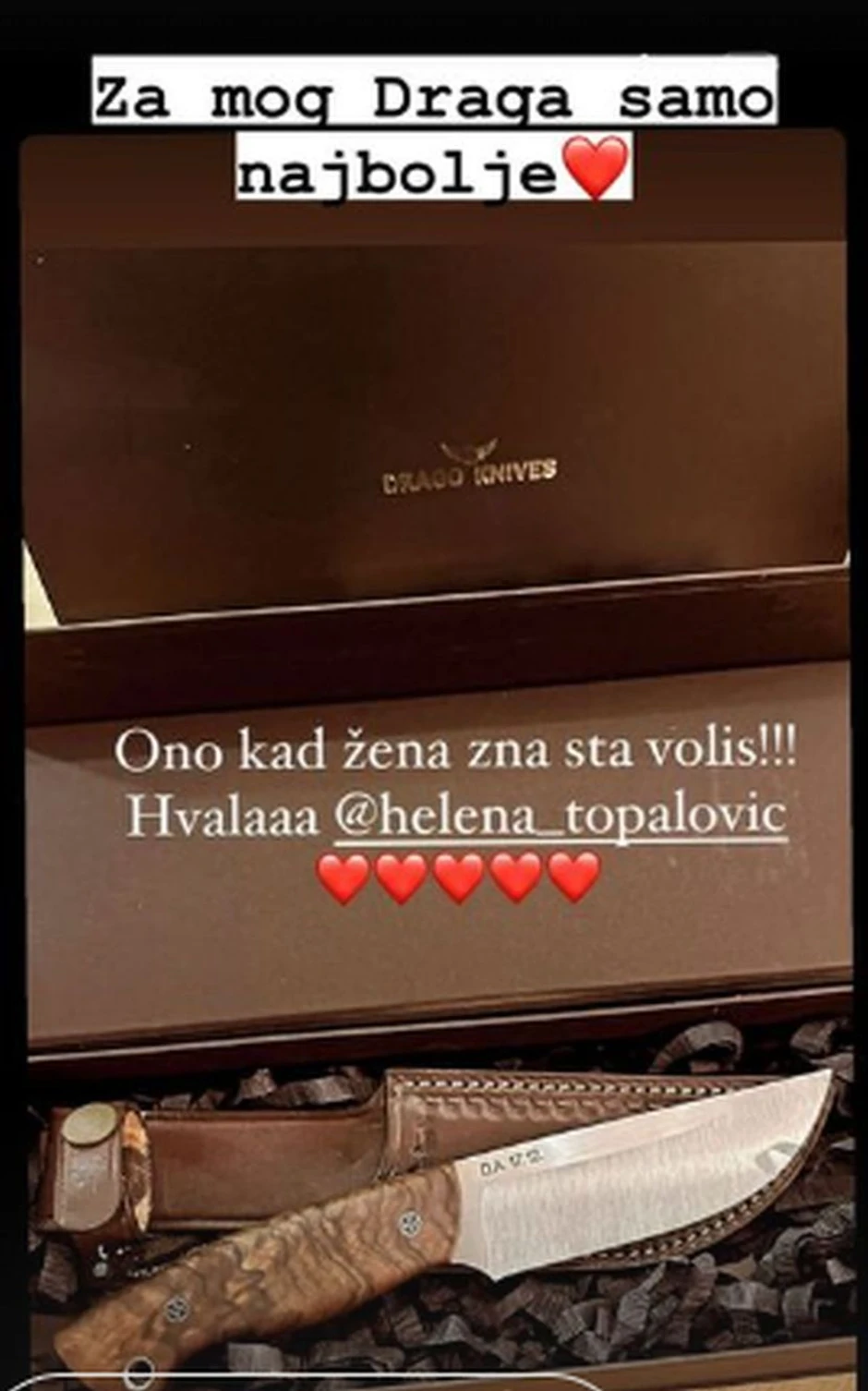 Helena Topalović izabarala poseban poklon za supruga