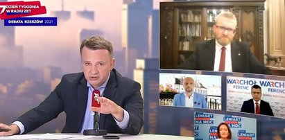 Braun obrażał homoseksualistów i ministra Niedzielskiego. Dziennikarz wyrzucił go z debaty