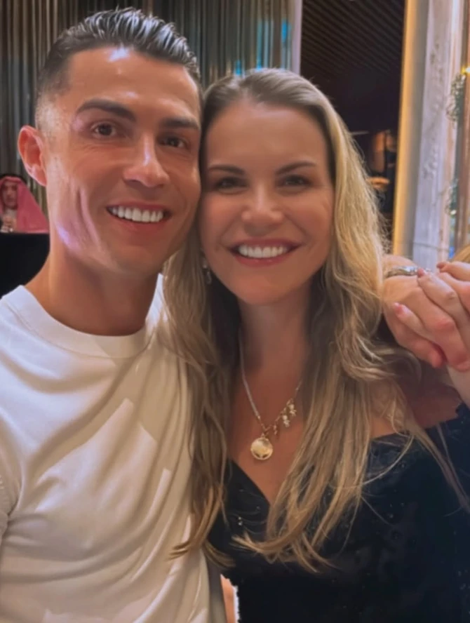 Kristijano Ronaldo sa sestrom Katjom