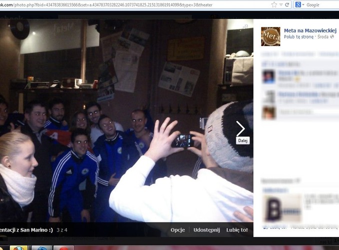 Tak piłkarze z San Marino bawili się po porażce z Polakami
