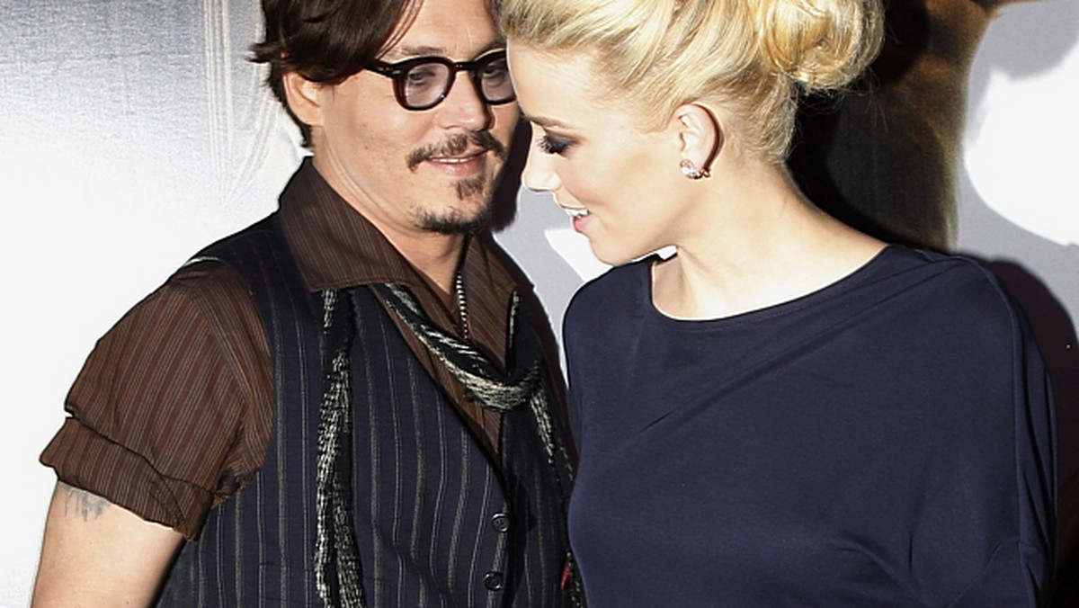 Johnny Depp i Amber Heard/ Fot. BEW