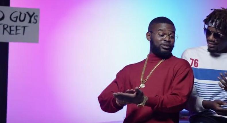 Falz and Ycee in music video 'Something light'