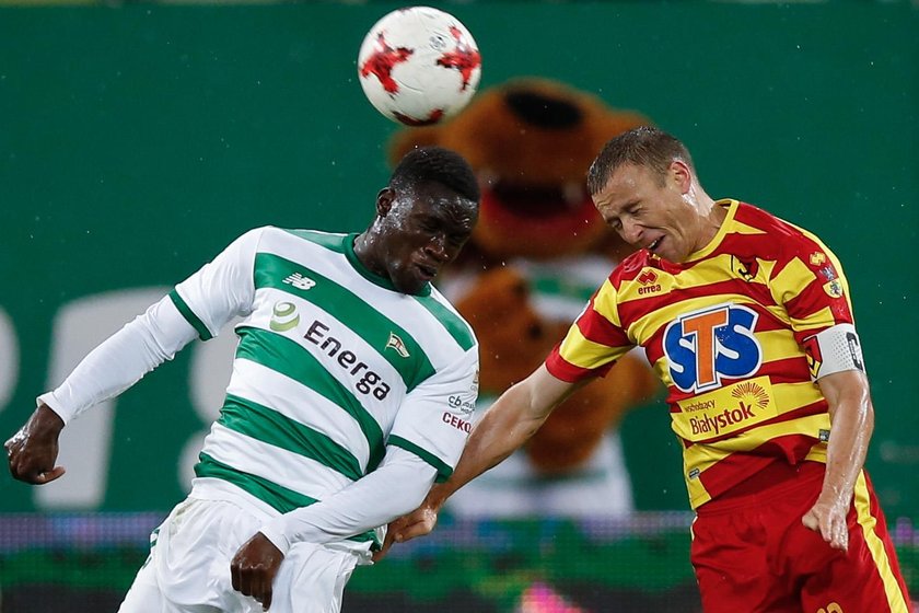 Pilka nozna. Ekstraklasa. Lechia Gdansk - Jagiellonia Bialystok. 18.09.2017