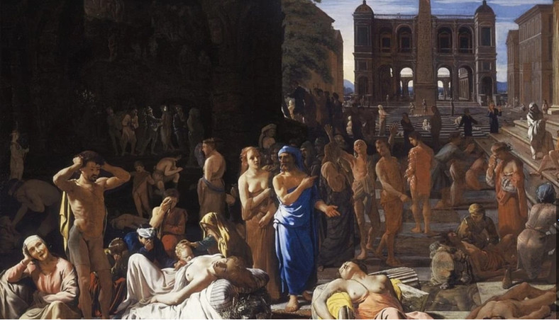 Wielka zaraza ateńska na obrazie Michiela Sweertsa