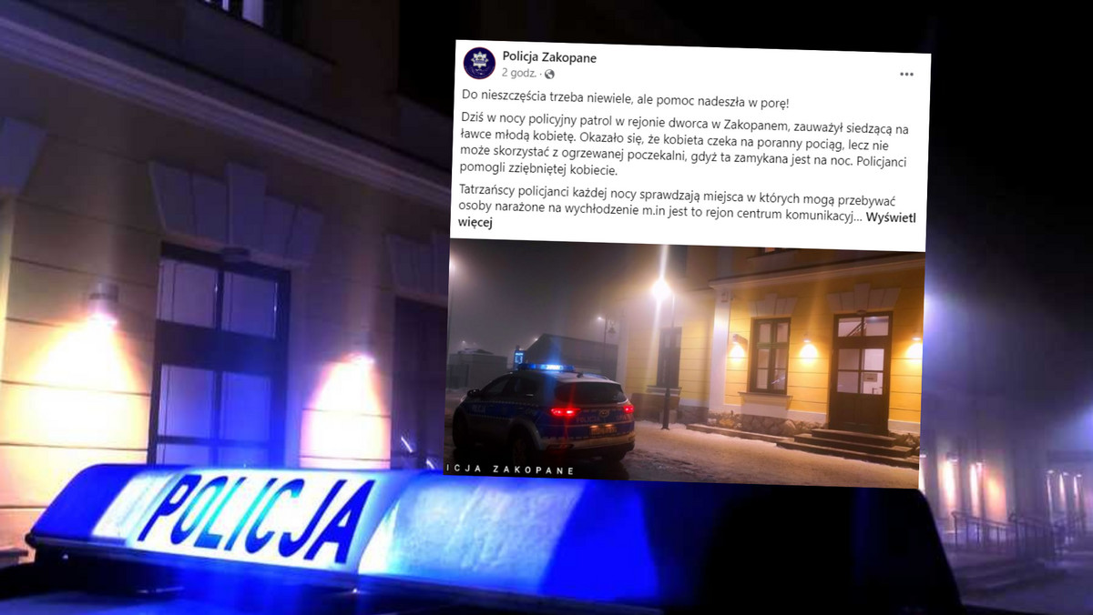 Interwencja policji na dworcu w Zakopanem. "Udało się przekonać pracownika"