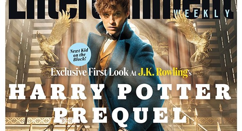 1st look at Eddie Redmayne as Newt Scamander in 'Harry Potter' prequel