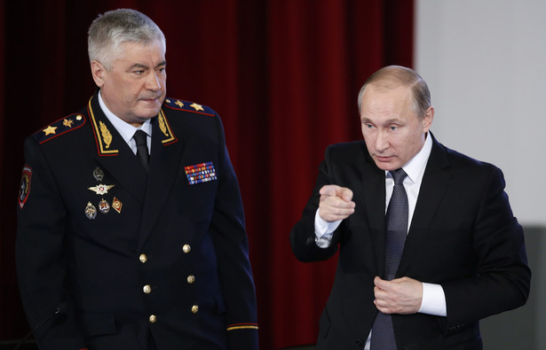 Władimir Kołokolcew i Władimir Putin