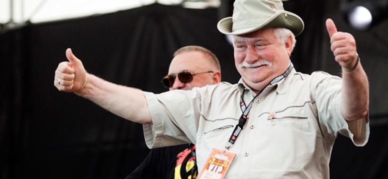 Wałęsa wystąpił na Woodstock za... 12 zł