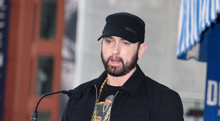 Eminem, miután csillagot kapott a Hírességek sétányán