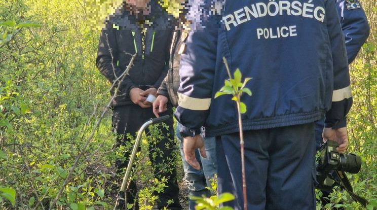 Emberölés Bujákon / Fotó: police.hu