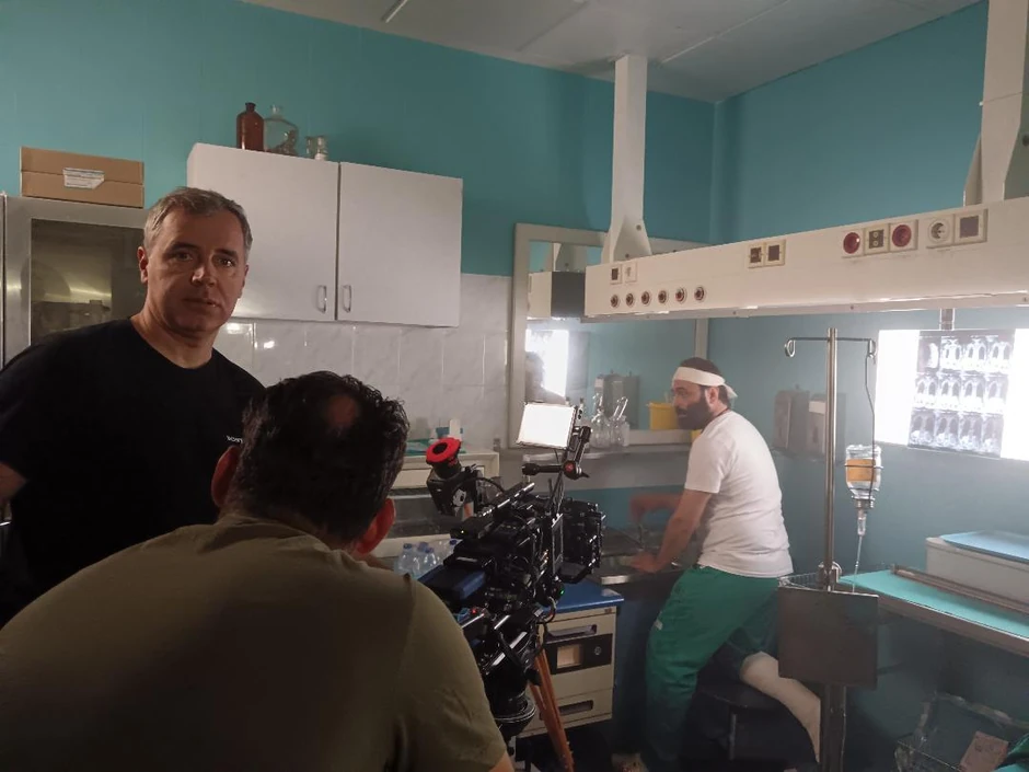 Na setu serije i filma "Linija"