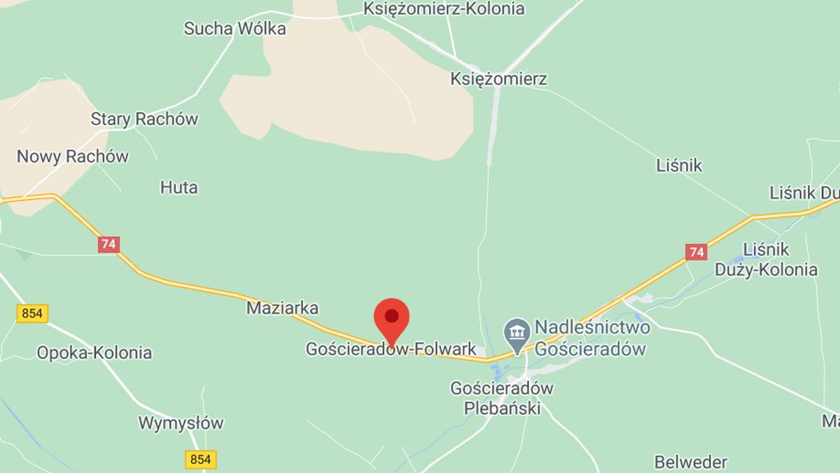 Dwóch 19-latków poniosło śmierć w wypadku, do którego doszło w nocy z soboty na niedzielę w miejscowości Gościeradów Folwark (woj. lubelskie), na drodze krajowej nr 74 - poinformowała policja. 19-letni kierowca auta został ranny.
