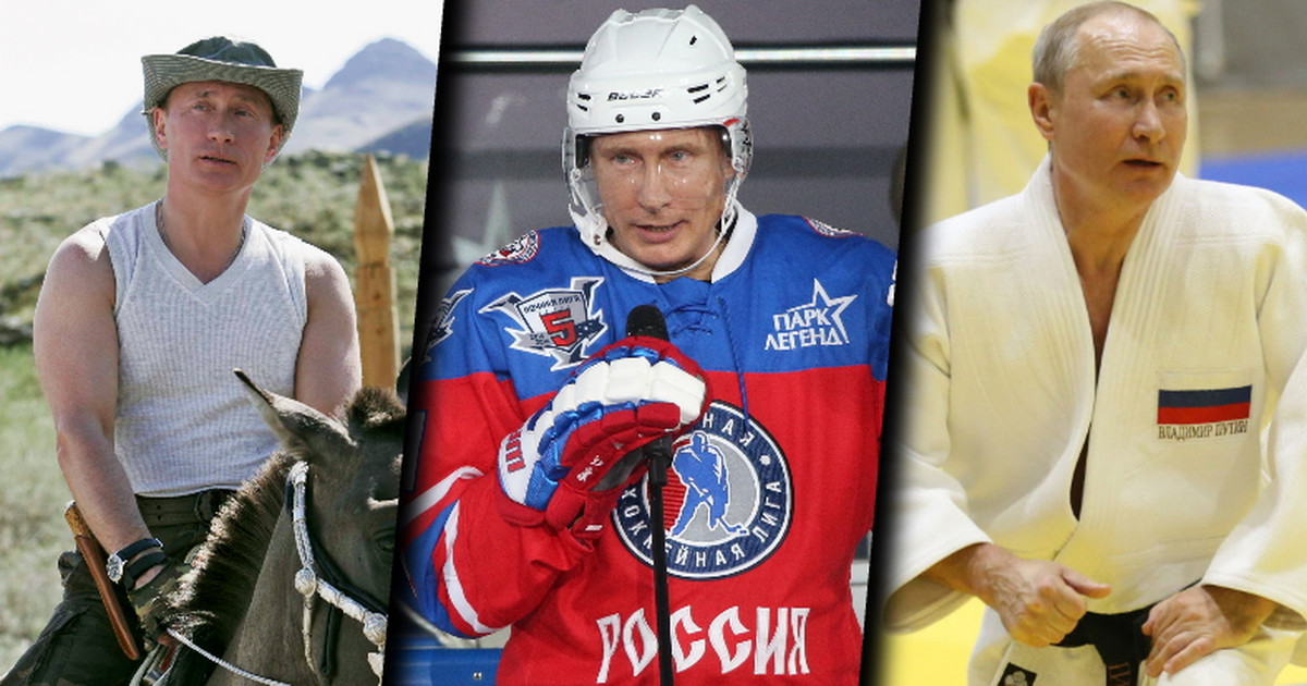 Vladimir Poutine monte à cheval, joue au hockey et a des ceintures noires pour les arts martiaux