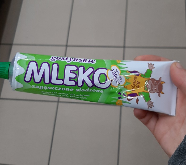 Mleko w tubce