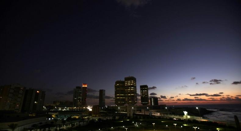 A panoramic view of the Libyan capital Tripoli where backers of the Government of National Salvation tried to take over three ministry buildings