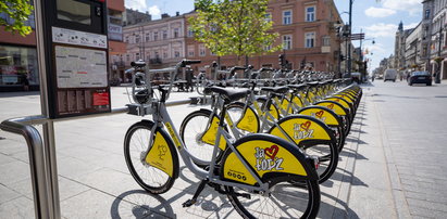 Pierwsze rowery miejskie na ulicach Łodzi