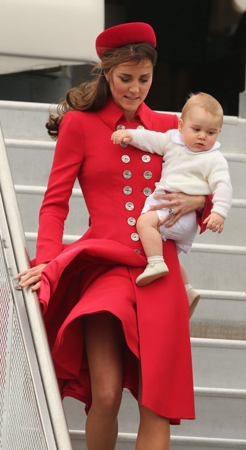 Kate Middleton z synkiem